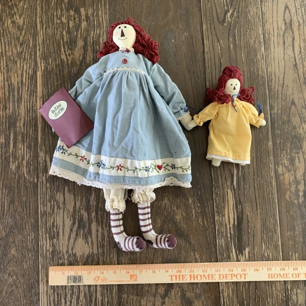 Rag Doll Big Sister Little Sister Bedtime Story Book‎ 18" - Picture 2 of 15